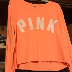 BRAND NEW! VS PINK Crop Long sleeve T-shirt